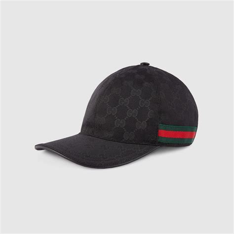 black Gucci baseball hat